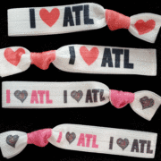 custom printed hair ties